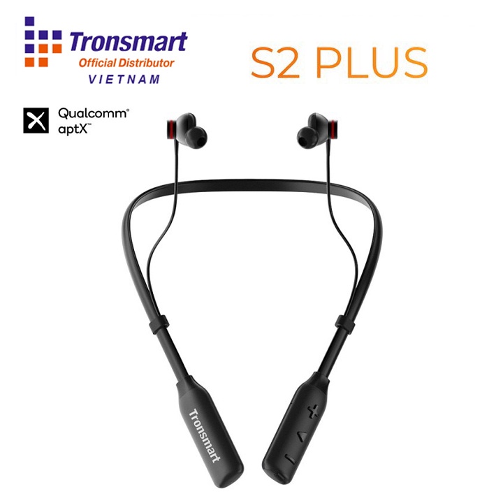 Tai nghe nhét tai Bluetooth Tronsmart Encore S2 Plus Chống nước IPX5 Khử tiếng ồn - Hàng chính hãng