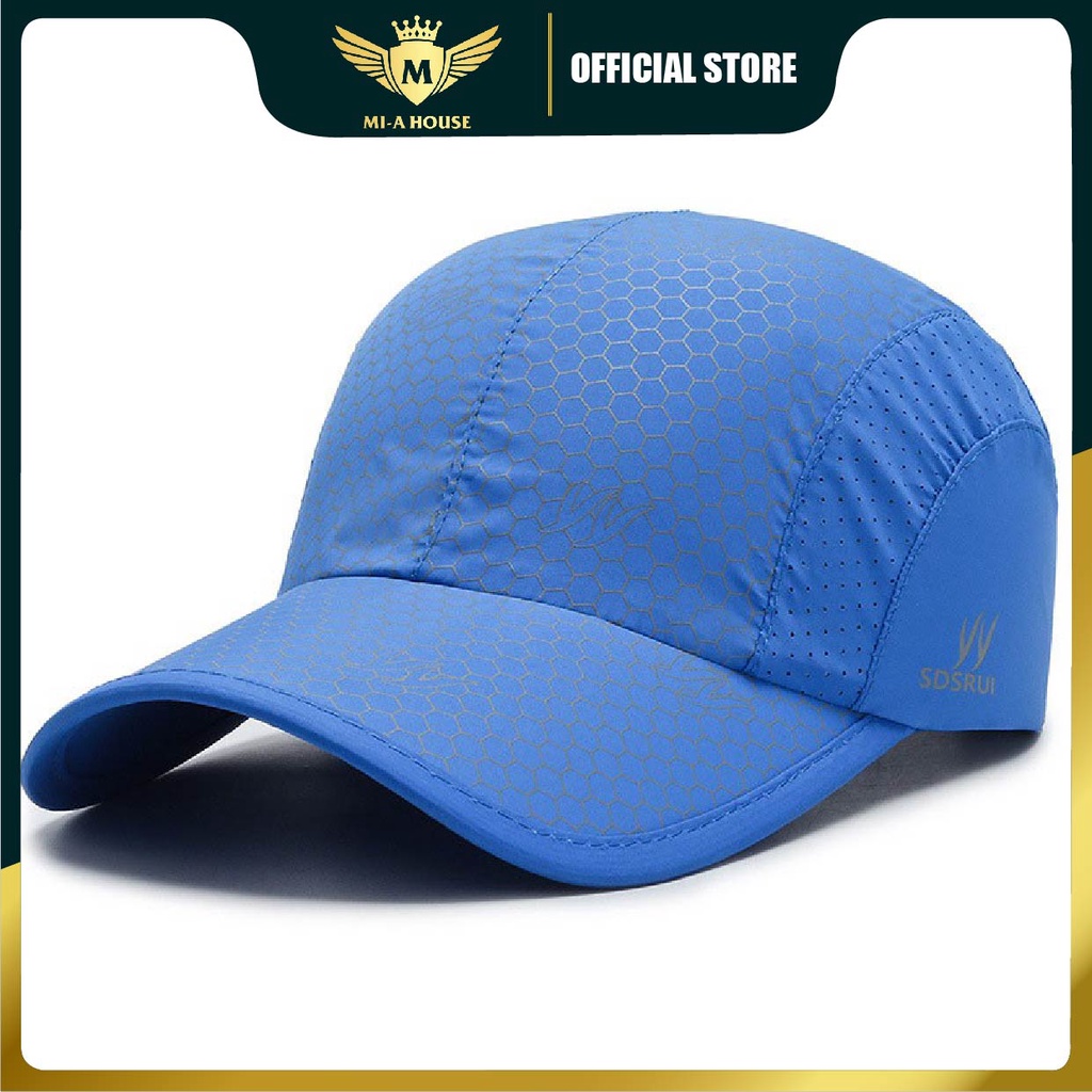 Mũ lưỡi trai thể thao SDSRUI họa tiết tổ ong kiểu mới bắt mắt