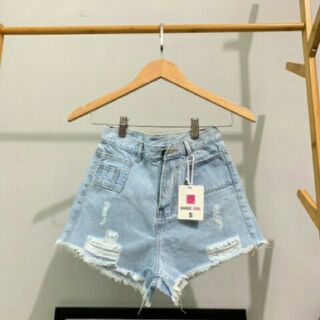 Quần short jean cạp cao nhiều mẫu