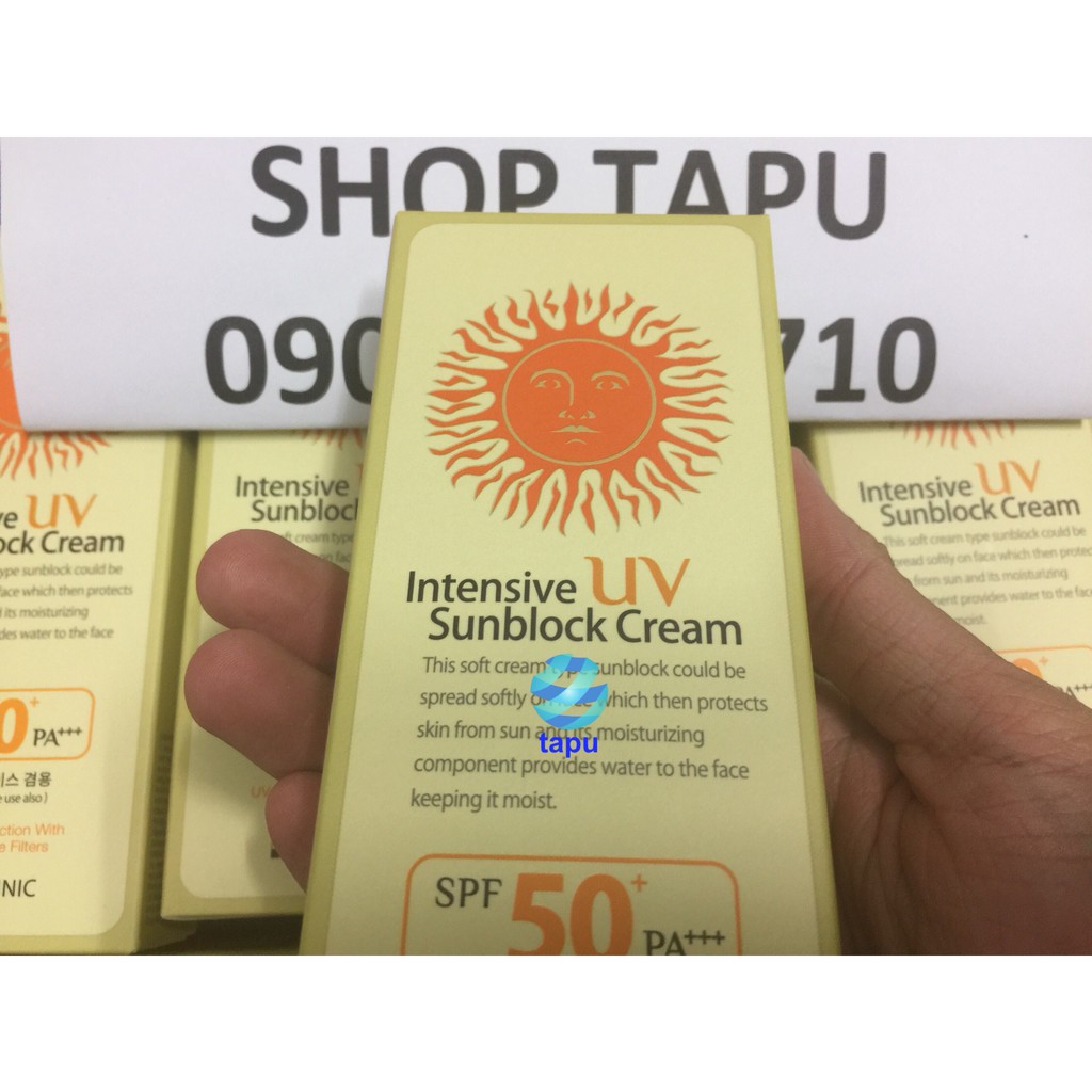 {Chính hãng - Ảnh thật} Kem Chống Nắng 3W Clinic Intensive Sunblock Cream 70ml | BigBuy360 - bigbuy360.vn