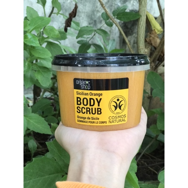 Tẩy Da Chết Toàn Thân Organic Shop Organic Body Scrub - Cà Phê , Quế Hồi 250ml