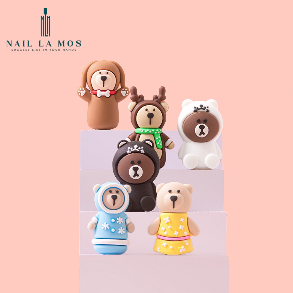 Bọc đầu kìm hình thú cute - Bọc bảo vệ đầu kềm silicon chuyên dụng cho dân làm móng