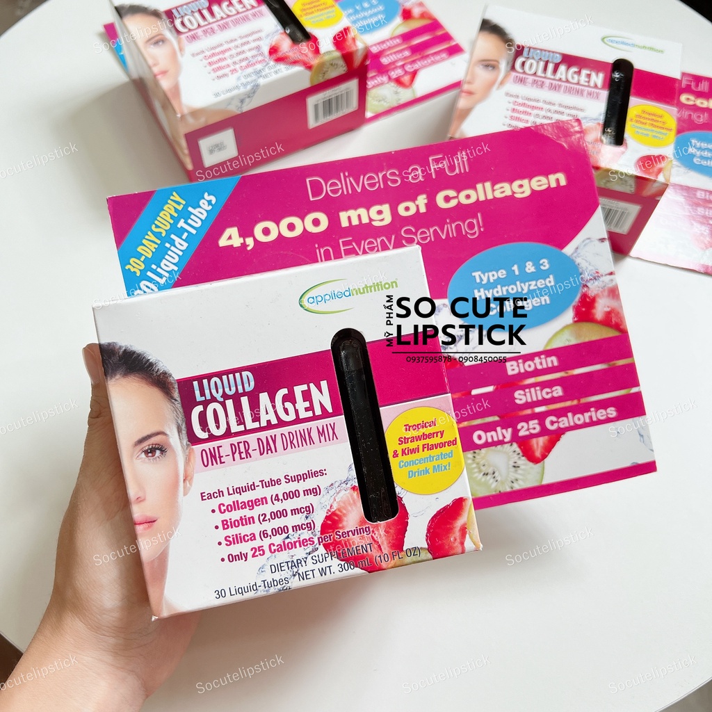 CHÍNH HÃNG - Nước Uống Đẹp Da Liquid Collagen One-Per-Day Drink Mix 30 Ống