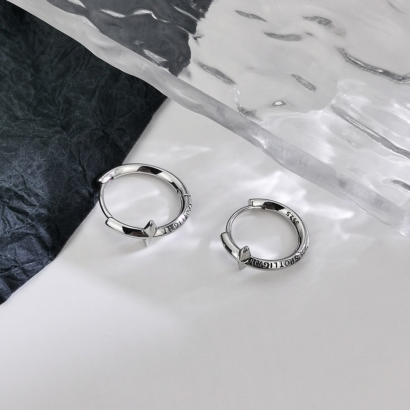 Khuyên Tai Phong Cách hip hop Đơn Giản Dễ Phối Đồ