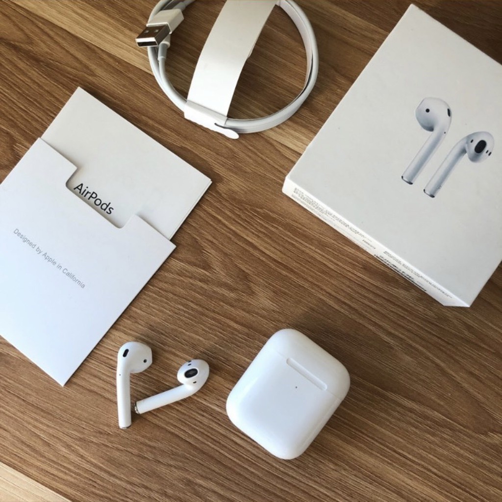 Tai nghe bluetooth không dây nhét tai airpods 2 chống ồn dùng cho iphone và sam sung pin trâu | BigBuy360 - bigbuy360.vn
