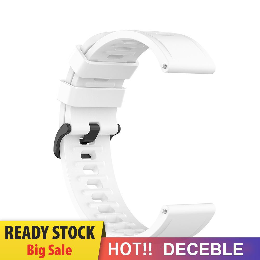 Deceble 22mm Silicone Band Strap for Xiaomi Mi Watch Color Replacement Bracelet