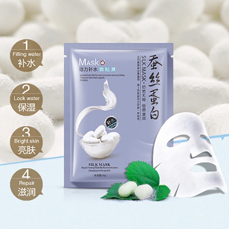 Mặt nạ dưỡng trắng da,sáng da,tơ tằm Nội địa Trung