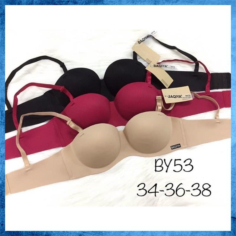 Áo lót nữ su đúc, quả trơn BAOYA không gọng nâng ngực, chống tụt A6099