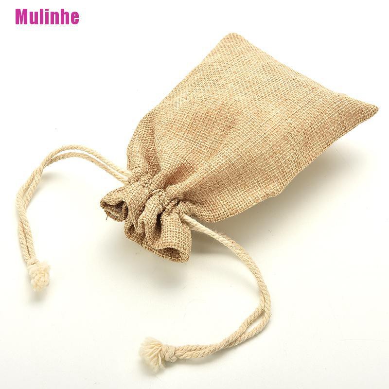 Túi dây rút mini bằng vải bố để đựng cà vạt tiện lợi
