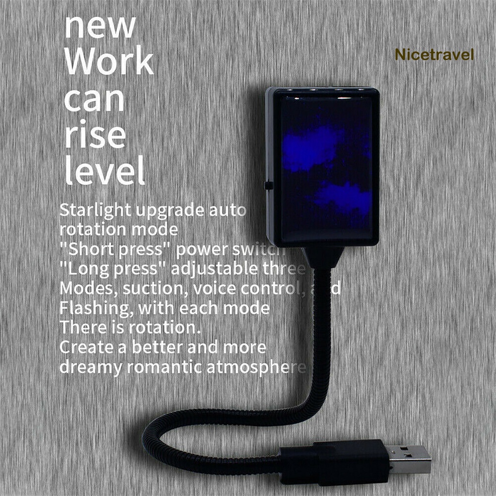 Đèn Led Chiếu Hình Bầu Trời Đầy Sao Xoay Tự Động Usb Trang Trí Nội Thất Xe Hơi | BigBuy360 - bigbuy360.vn