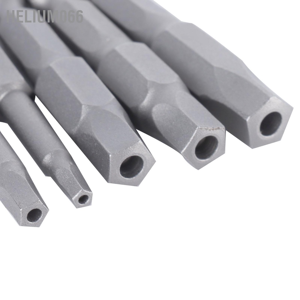 Helium066 5 cái từ tính Ngũ giác Bits Bộ khoan Mũi vặn vít có đầu bền Bit dùng cho máy tuốc nơ