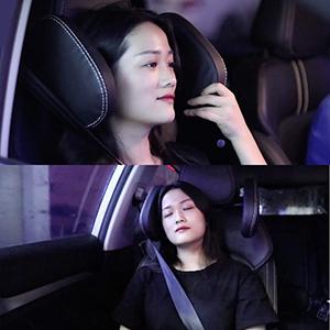 Car Neck Pillow Protector Comfortable Slow Resilience  PU Leather Auto Headrest Protector