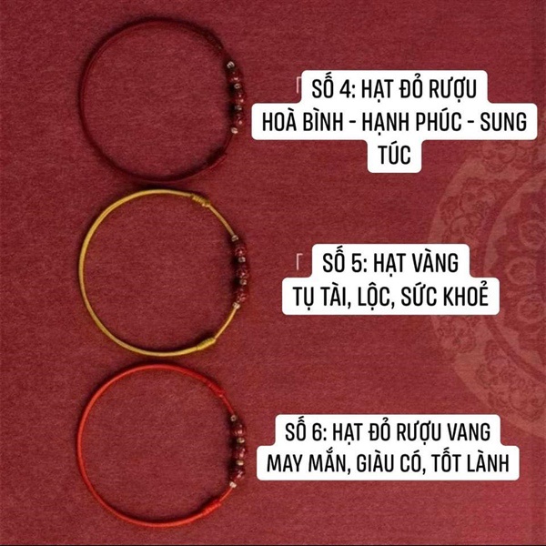 0702CD - VÒNG TAY CHỈ ĐỎ