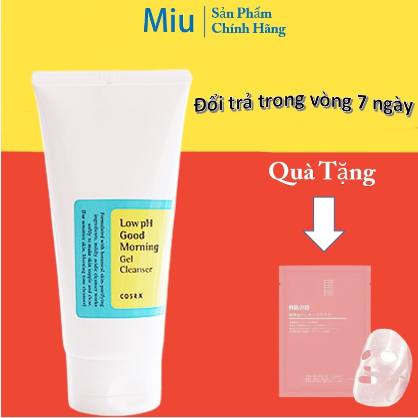 Sữa rửa mặt Cosrx Low Ph Good Morning Gel Cleanser 150ml | BigBuy360 - bigbuy360.vn