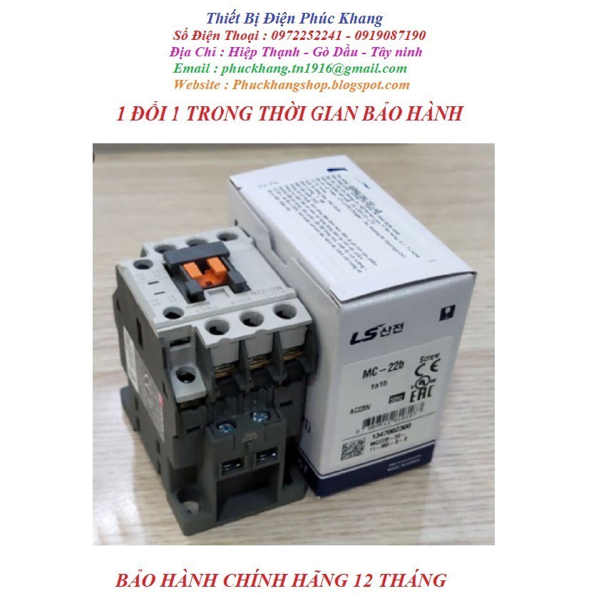 Freeship-hàng chính hãng-khởi động từ 3pha-khởi động từ-MC-32A 220v-contactor 3pha-coil 220v 32A