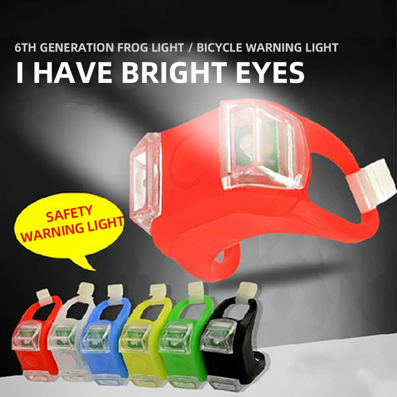 Đèn LED Cảnh Báo An Toàn Chống Nước Gắn Đuôi Xe Đạp