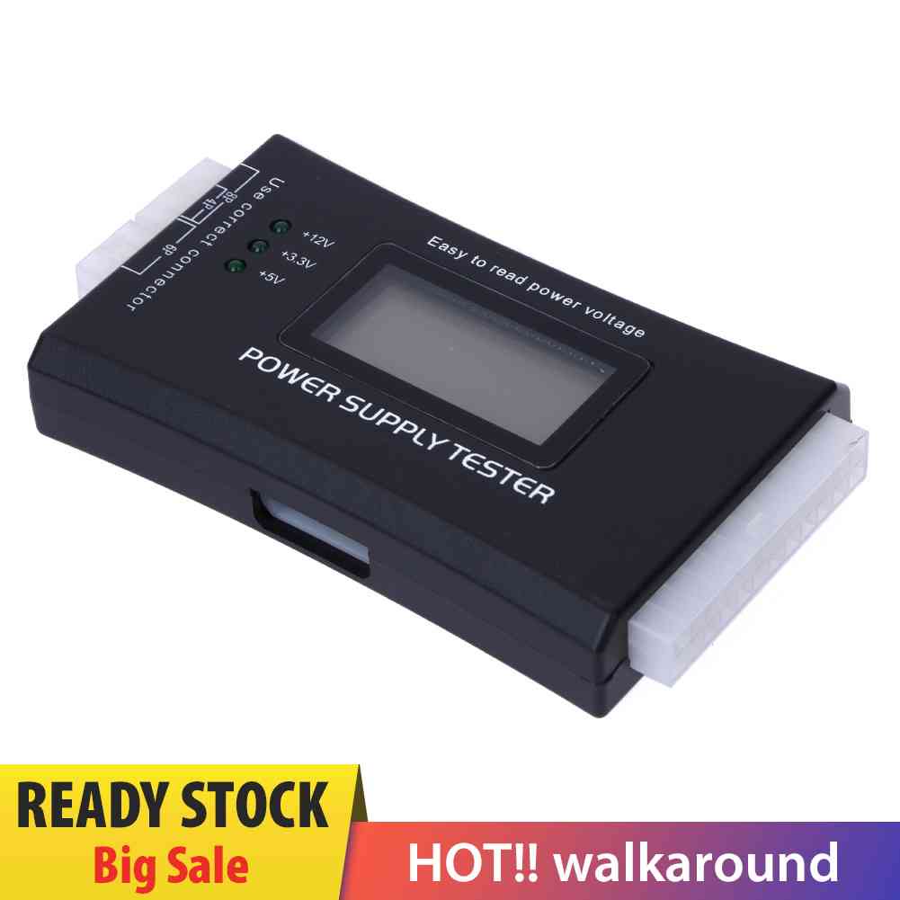 Dụng Cụ Kiểm Tra Nguồn Điện 20 / 24 Pin Với Màn Hình LCD Kỹ Thuật Số