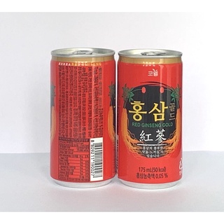 Sâm Lon Hàn Quốc  RED GINSENG Gold - Lon  175ml - Giúp tăng cường sức đề kháng