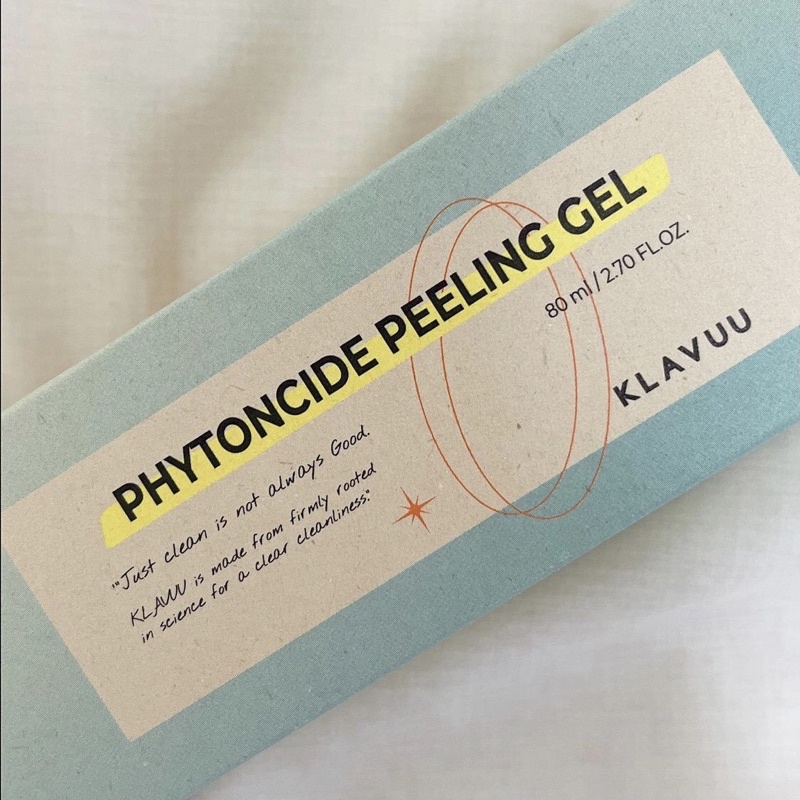 Tẩy da chết thuần chay KLAVUU Phytoncide Peeling Gel làm sạch sâu và dịu nhẹ 80ml KCL003