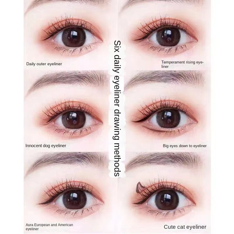 Bút kẻ mắt dạng lỏng Capel Fine không thấm nước không thấm mồ hôi trang điểm ba chiều tự nhiên lâu trôi siêu mịn