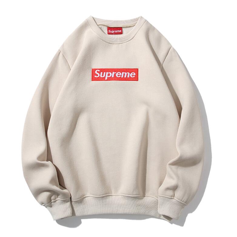 Thời Trang Áo Hoodie Lót Nhung Thêu Chữ Supreme Cá Tính Cho Nam Và Nữ | BigBuy360 - bigbuy360.vn
