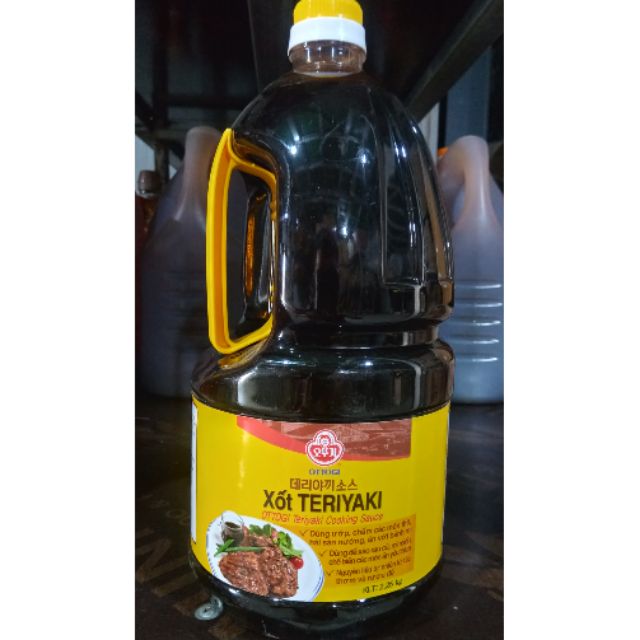 Sốt teriyaki ottogi hàn quốc 2.25kg can to cho nhà hàng - 데리야끼 소스