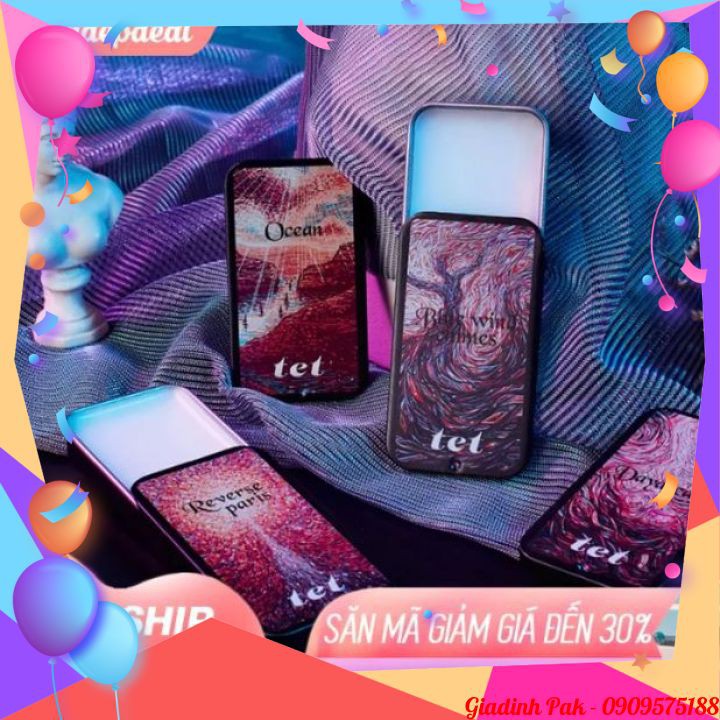 Nước Hoa Khô Ocean TET Dạng Sáp Thơm Lâu Sang Trọng