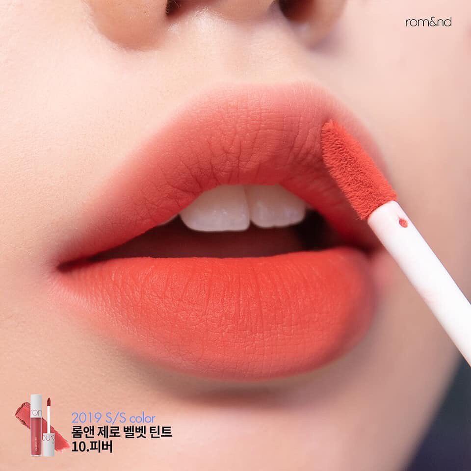 Son Kem Lì Cho Đôi Môi Nhẹ Như Không Romand Zero Velvet Tint