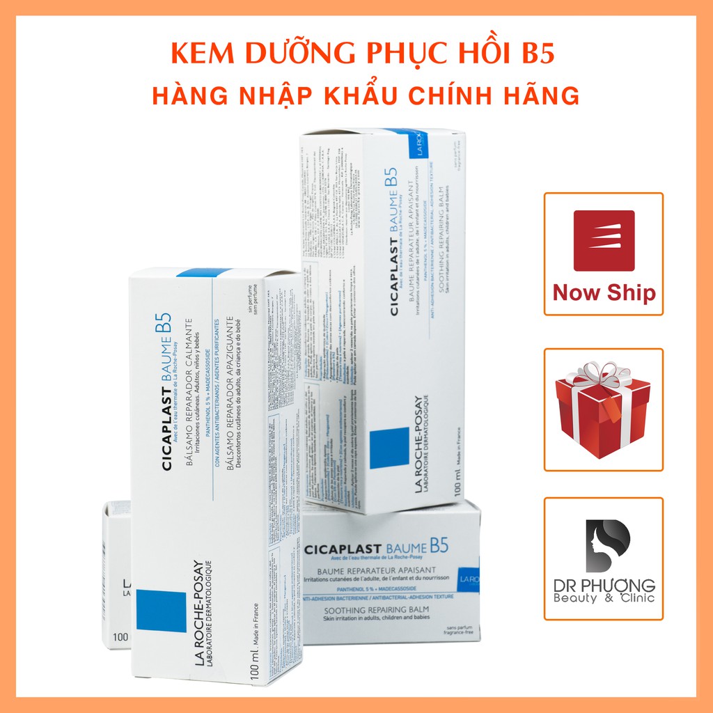 Kem Dưỡng Làm Dịu, Phục Hồi Da Cicaplast Baume B5 Laroche Posay