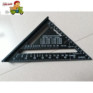 Thước ke góc vuông hợp kim nhôm 18-30cm -Thước ke vuông -Thước tam giác