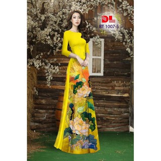 Vải Áo Dài Hoa Sen