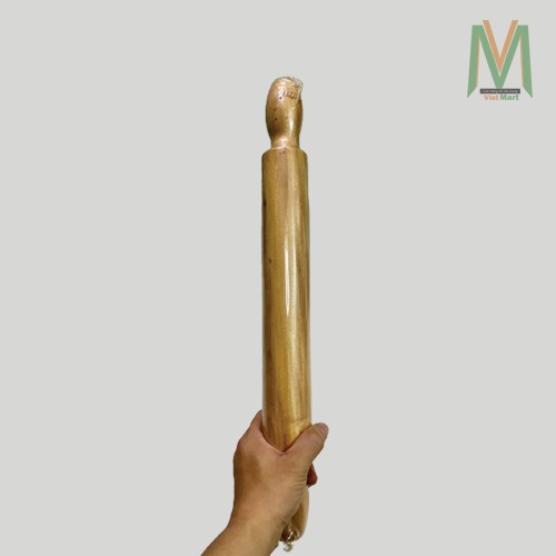 Cây Lăn Bột Lớn Bằng Gỗ Beech Dài 45 Cm Đường Kính 5 Cm - Đồ Gỗ Nhà Bếp Thương Hiệu Trường Sơn