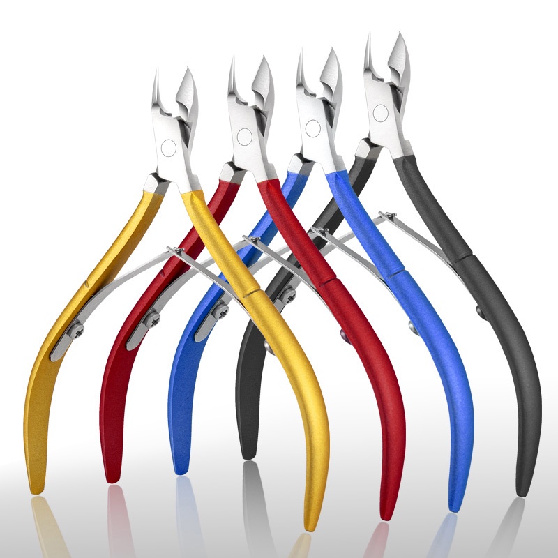 Kềm cắt da chết móng tay LUSLUKING màu cầu vồng