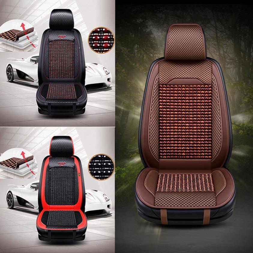 Bọc Ghế Ô Tô Tựa Lưng Ô Tô - Áo Ghế Ô Tô, Lót Liền Hạt Gỗ Trơn Nhẵn, Cao Cấp