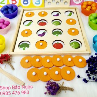 Đồ chơi trí tuệ gắp hạt cho bé