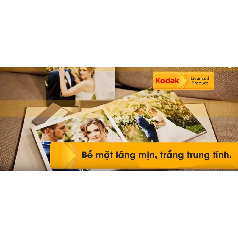 GIẤY IN ẢNH KODAK A4 RC HIGH GLOSSY 270G