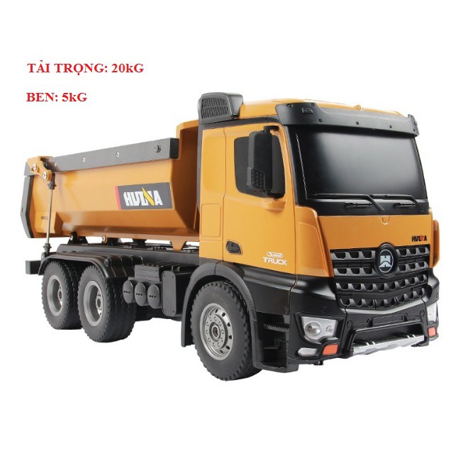 Xe tải ben Huina573 nhâng ben tới 5kg