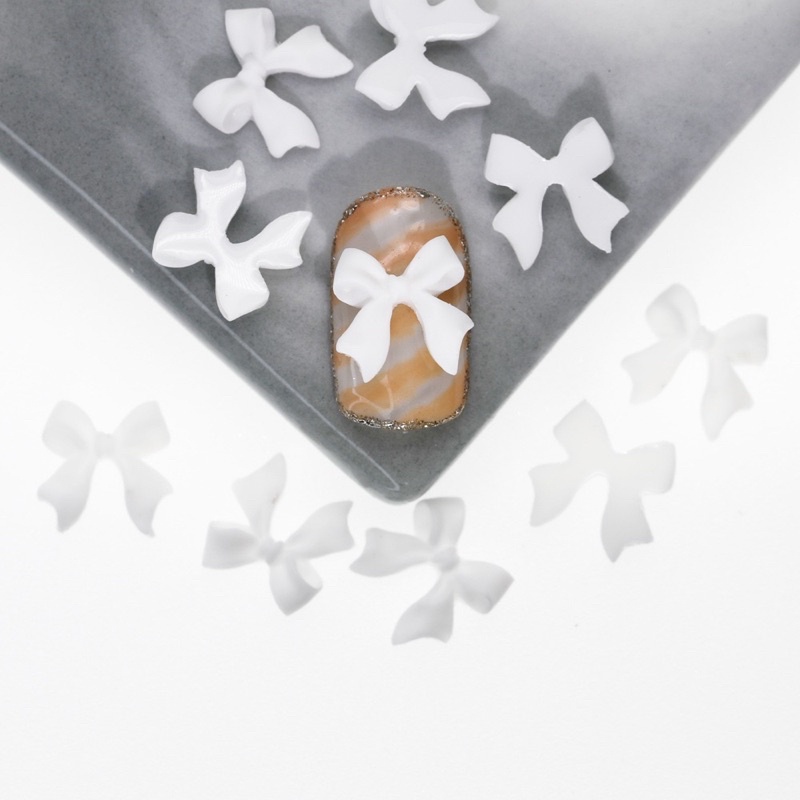 Nơ gấu nhựa trang trí móng- phụ kiện chuyên dụng ngành nails