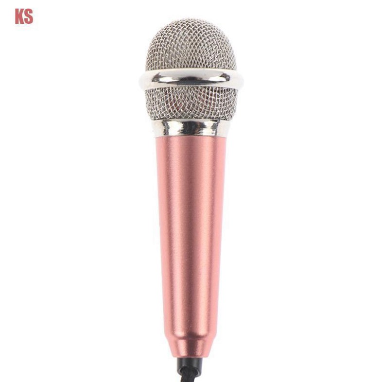 Micro Hát Karaoke Mini Giắc Cắm 3.5mm Cho Điện Thoại Pc