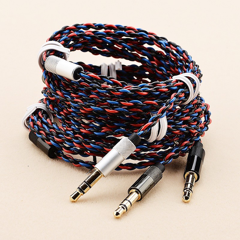 1Pcs 1.2M DIY Replacement wire Audio Cable Headphone Repair Headset Wire DIY Headphone Earphone Maintenance Wire