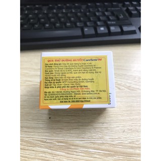 QUE THỬ ĐƯỜNG HUYẾT CARESENS N
