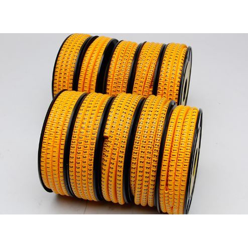 Vòng số đánh dấu dây điện EC0, EC1 cuộn 1000 số