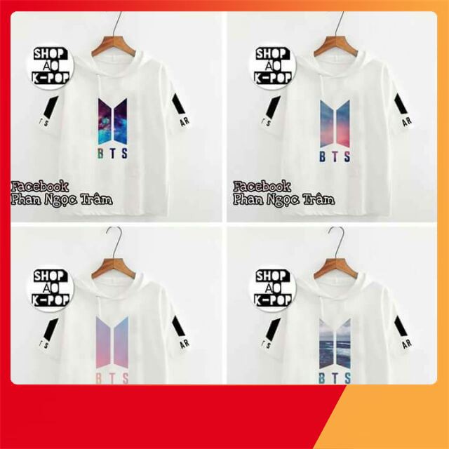 Áo hoodie hè tay lỡ  BTS BT21 áo hoodie tay lỡ cho army in theo yêu cầu