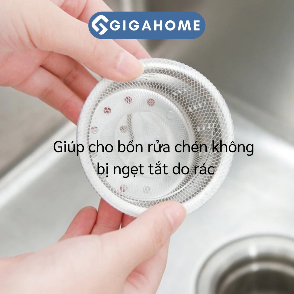 Combo 30 Túi Lọc Rác Bồn Rửa Chén Siêu Tiện Dụng GIGAHOME 3141