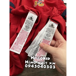 [Mã 2611THTRANG100K hoàn 10% xu đơn 99K] Áo thun mickey đỏ in 2 mặt