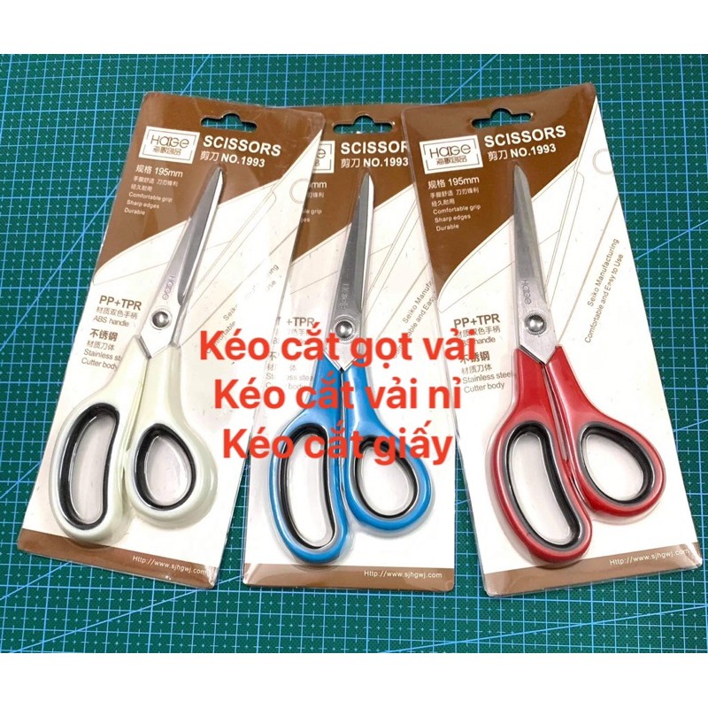 Kéo cắt gọt vãi, cắt giấy, vải nỉ làm handmade, thép không gỉ