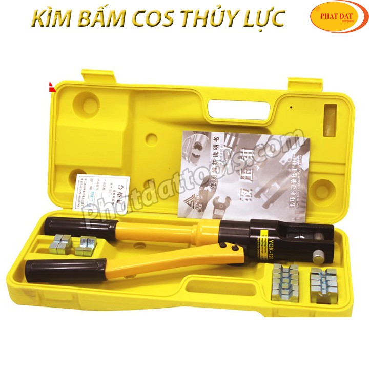 Kìm Bấm Đầu Cos Thủy Lực YQK300-Kìm Ép Cos Thủy Lực YQK300-Bảo hành 6 tháng