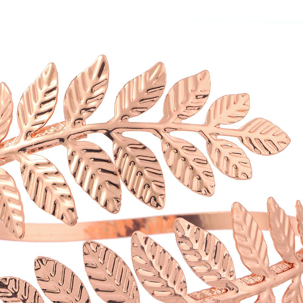 Vòng đeo cánh tay bằng kim loại hình chiếc lá phong cách bohemian thời trang cho nữ