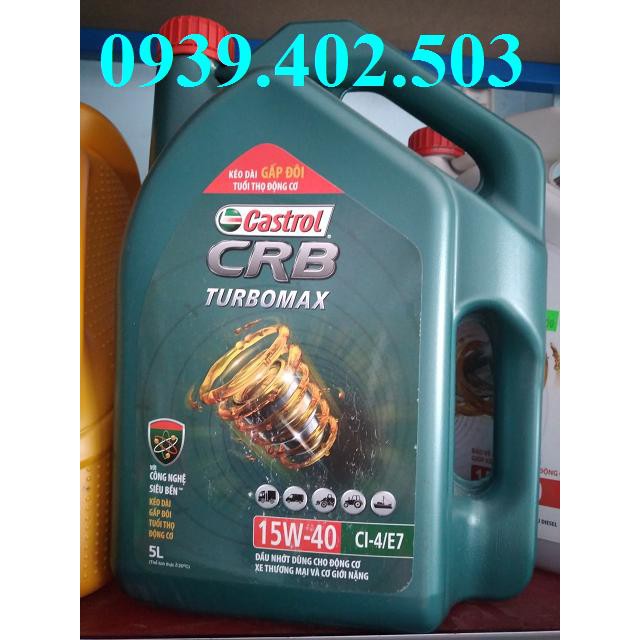 Dầu động cơ Castrol CRB Turbomax 15w40 5 lít