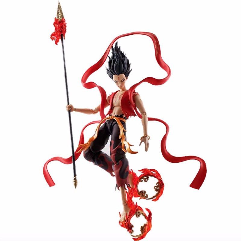 Bandai chính hãng Shf Nezha's Demon Boys Model Model Toy Junior Nezha Doll